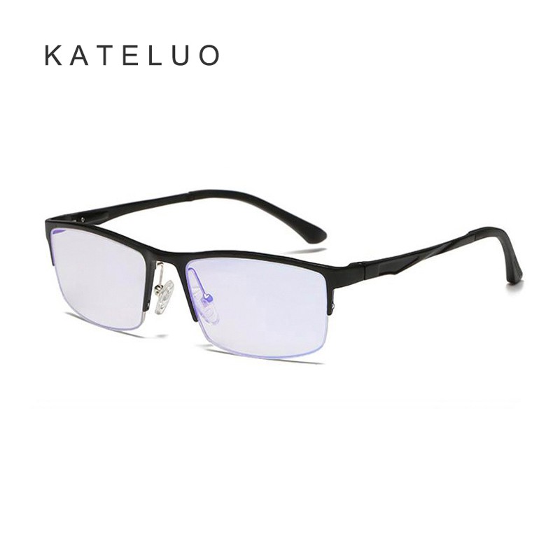 Kính cận thời trang KATELUO 298 Nhôm kính bảo vệ máy tính ánh sáng xanh / laser chất lượng cao dành cho nam doanh nhân