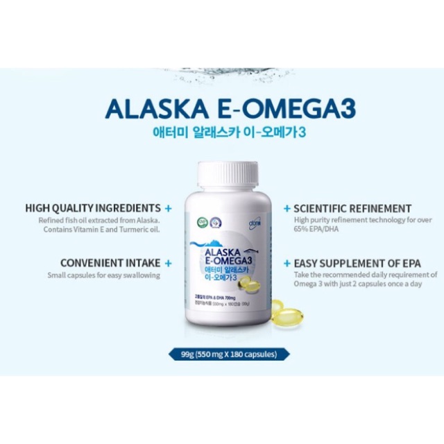 Omega 3 Alaska Hàn Quốc