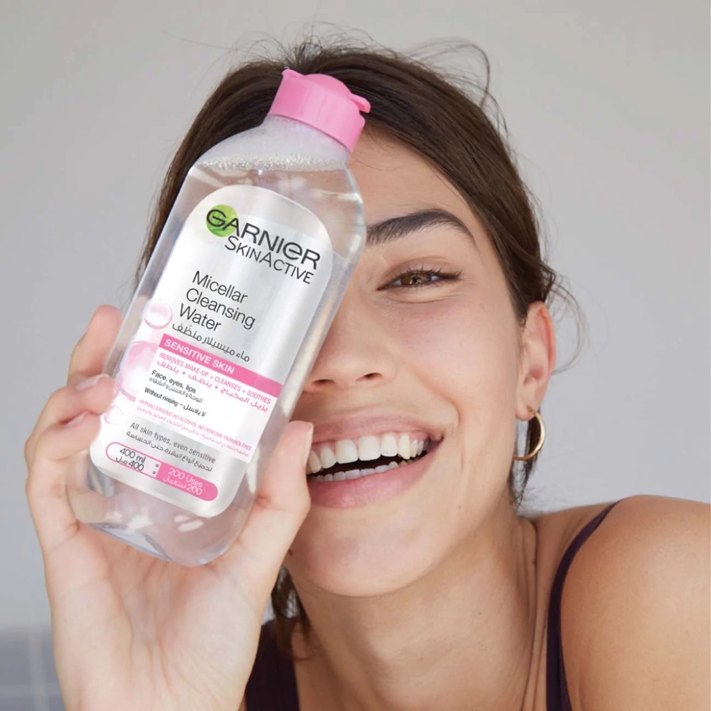 Nước Tẩy Trang Dành Cho Mọi Loại Da Garnier Skin Naturals Micellar Cleansing Water All in 1 400ml