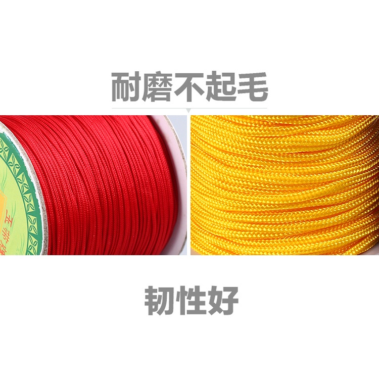 Cuộn Dây Đỏ Dày 1.0mm-2.5mm Dùng Làm Vòng Tay/Vòng Cổ