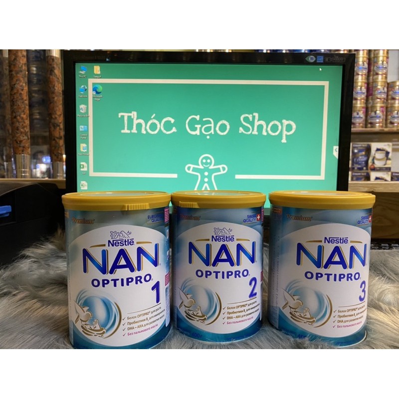 Sữa Nan Nga 400 va 800g đủ số 1 2 3 4 hàng chuẩn