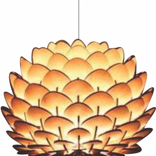ĐÈN GỖ THẢ TRẦN TT0027