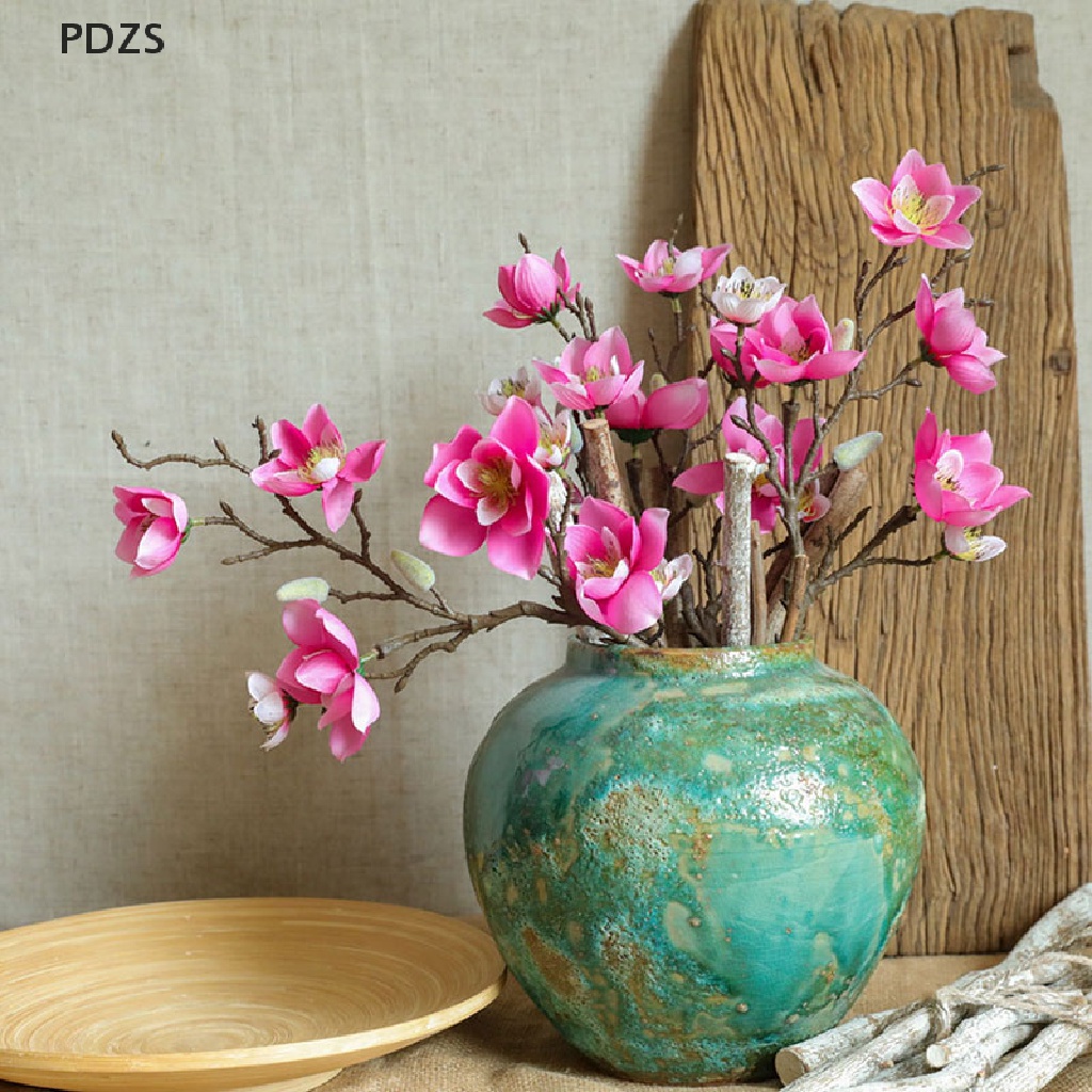 Một bó hoa mộc lan nhân tạo làm đạo cụ chụp ảnh trang trí nhà cửa DIY