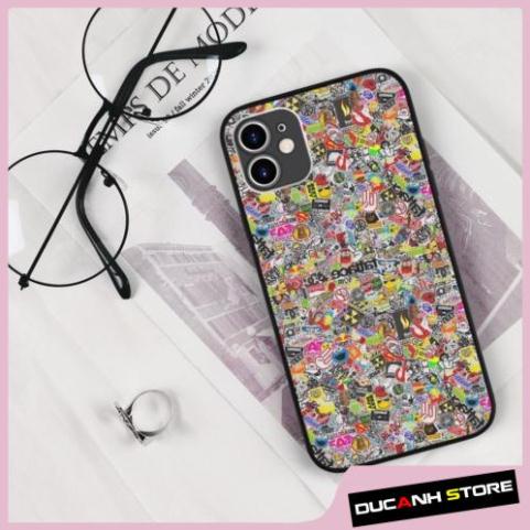 Ốp lưng iphone hình tiny sticker collage art dada dadaism trong suốt  cho các dòng SAMSUNG PAP20211017
