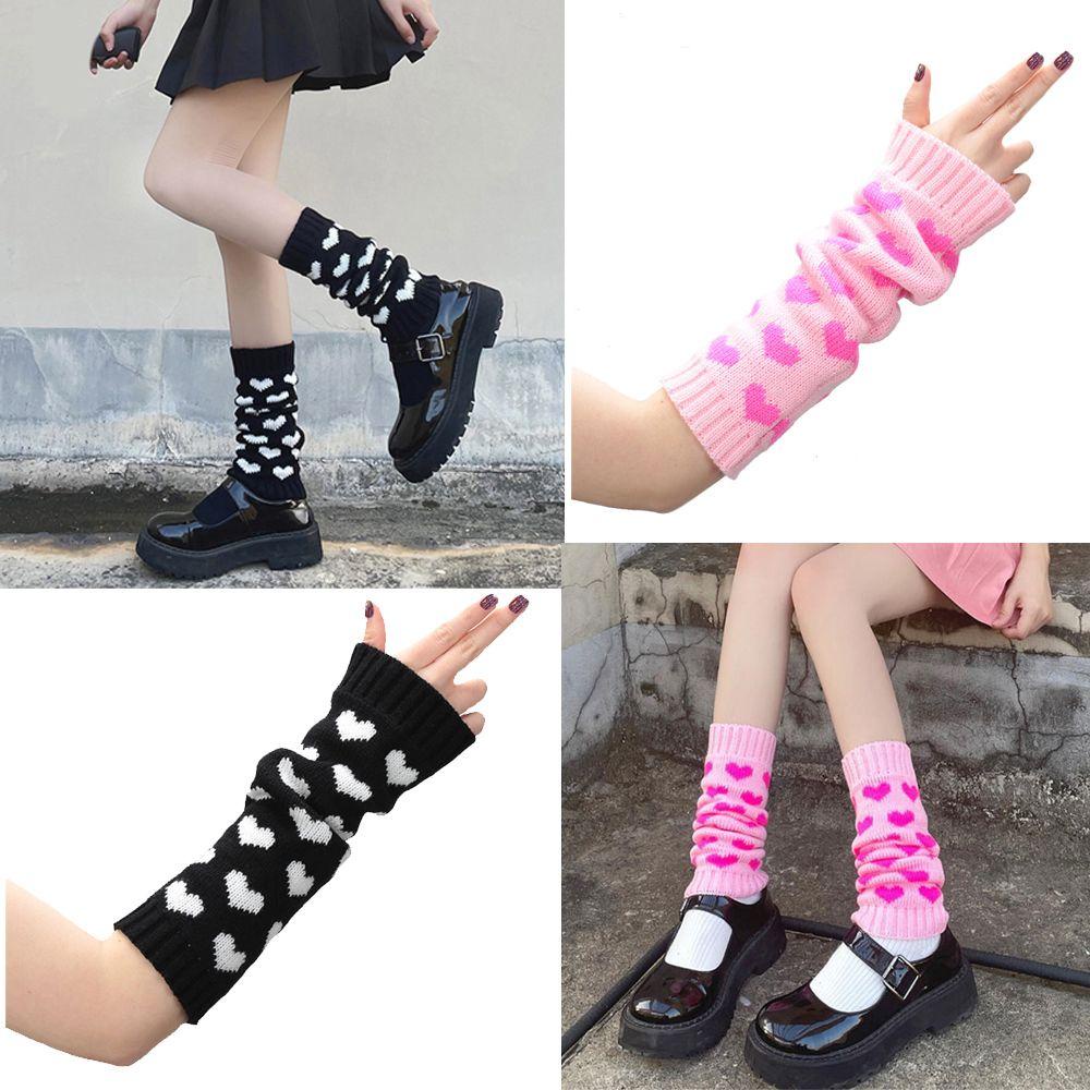 1 Găng Tay Hở Ngón Giữ Ấm Mùa Đông Phong Cách Gothic