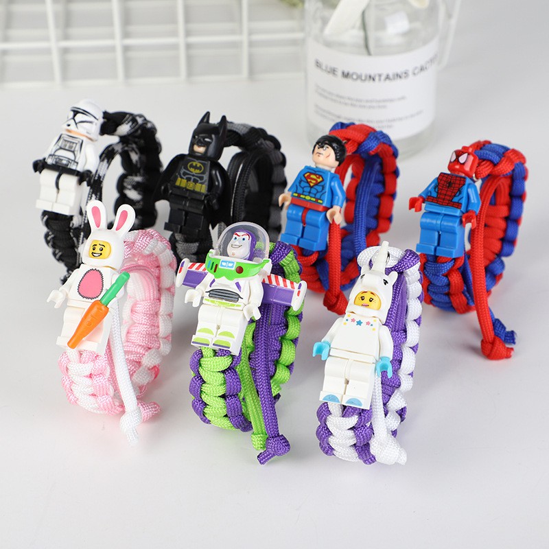 [17 MẪU] Vòng Tay LEGO Minifigures - Vòng Đeo Tay Paracord Mẫu Độc Lạ ⭐️ | WebRaoVat - webraovat.net.vn