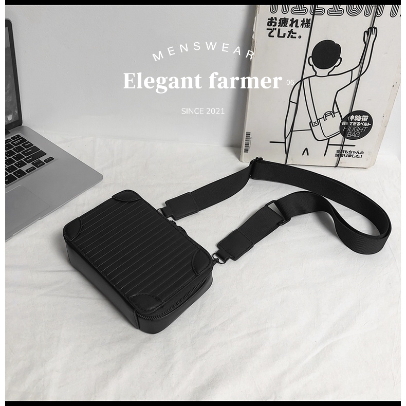 Túi đeo chéo thời trang phong cách Hàn Quốc nam & nữ EF