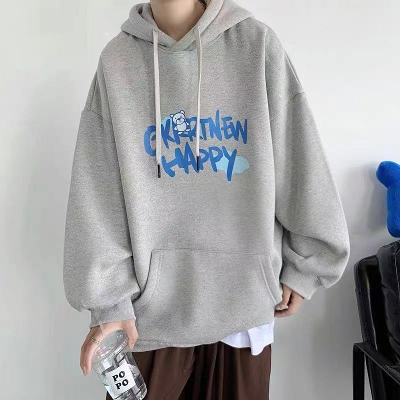 Áo Khoác Hoodie Dáng Rộng Thời Trang Cá Tính Cho Nam