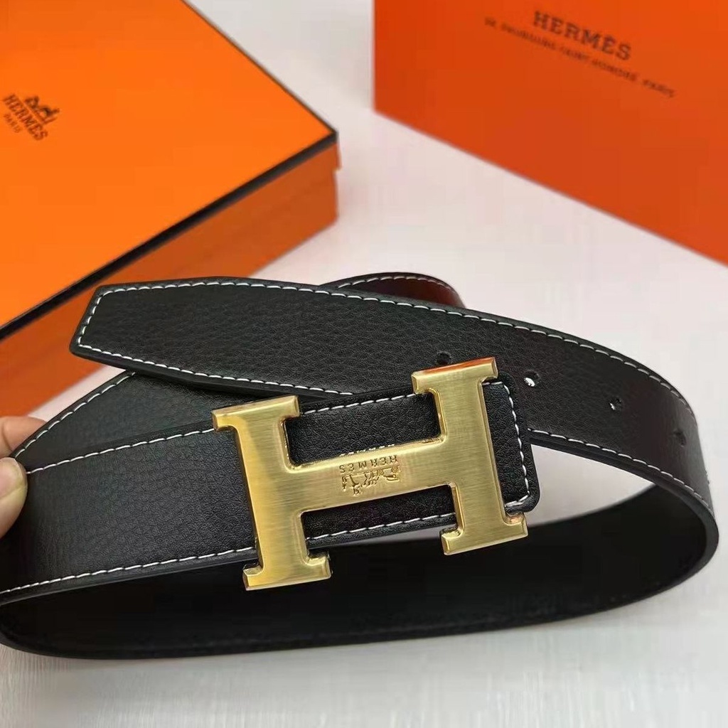 Thắt Lưng Hermes Bằng Da Thật Có Khóa Gài Thời Trang Sang Trọng Cho Nam S8LJ