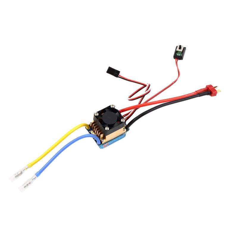 Bộ Điều Tốc Chổi Than Chống Nước 320A Esc 5V 3A Bec T-Plug Cho Xe Hơi Điều Khiển Từ Xa 1 / 10