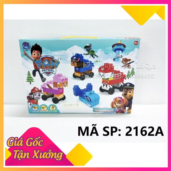 [HOT] Hộp đồ chơi lego ráp hình chó cứu hộ y hình cho bé  2162A