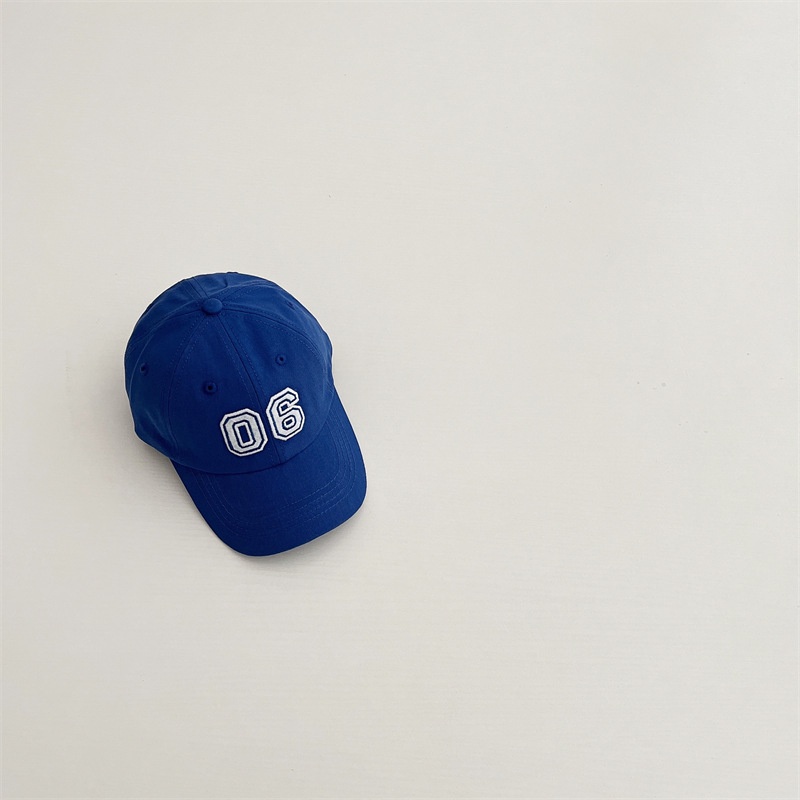 Mũ Lưỡi Trai Chống Nắng Màu Trơn Thêu Họa Tiết 06 Thời Trang Cho Bé