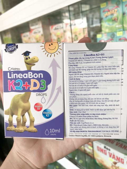 K2D3 Lineabon [ kèm quà tặng hoặc mã giảm giá ], dùng cho trẻ sơ sinh và trẻ nhỏ | BigBuy360 - bigbuy360.vn