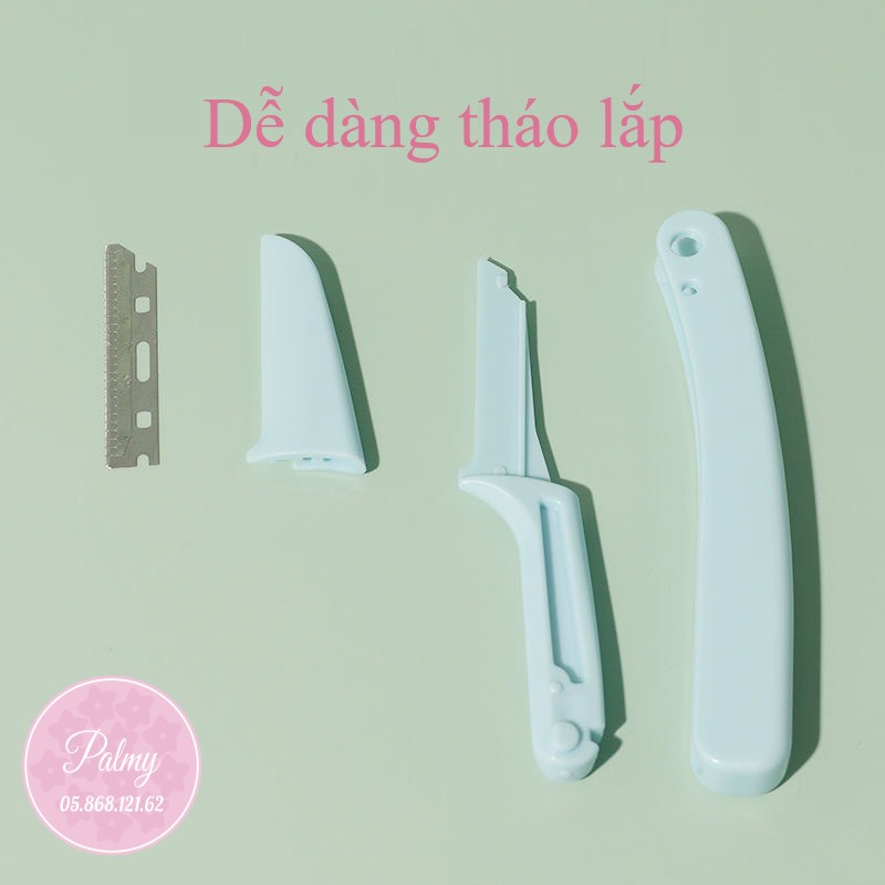 Bộ 3 Dao Cạo, Tỉa Lông Mày, Chân Mày Tóc Mái Tiện Lợi