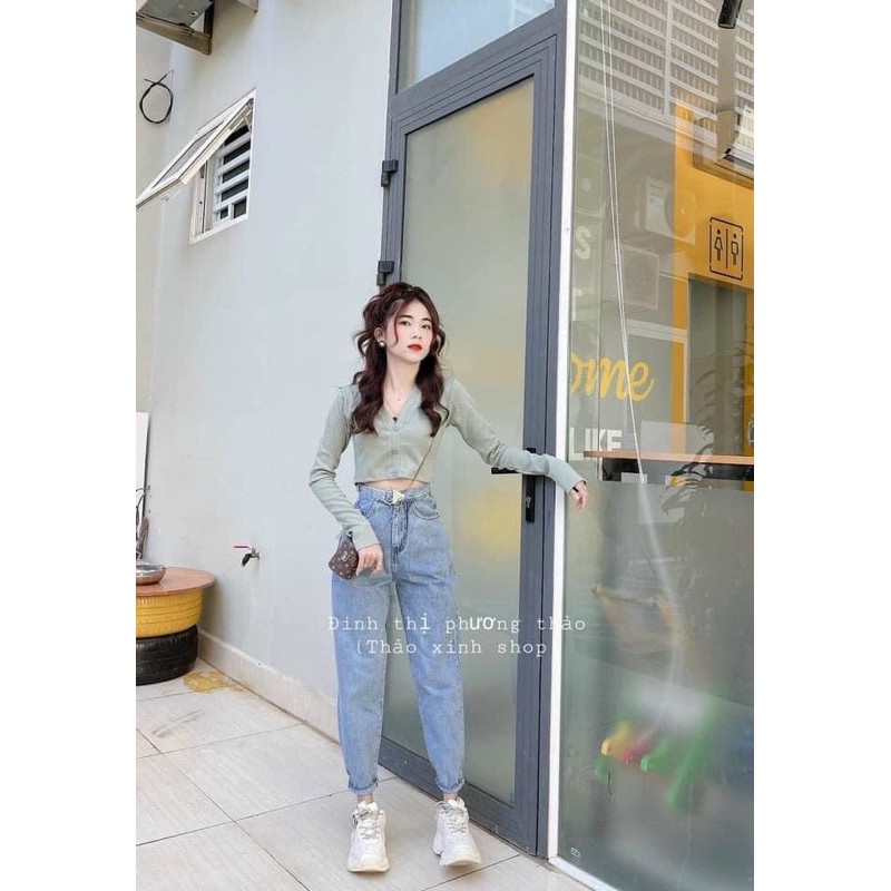 Quần bò baggy buộc dây | BigBuy360 - bigbuy360.vn