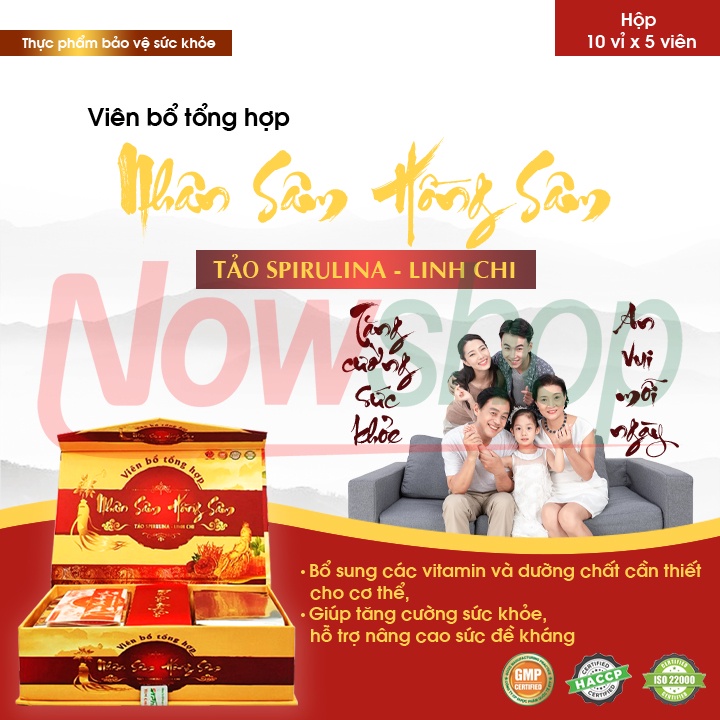 Viên Uống Nhân Sâm Hồng Sâm Vạn Tam Chính Hãng Bổ Sung Vitamin Giúp Tăng Cường Sức Khỏe Nâng Cao Sức Đề Kháng Hiệu Quả