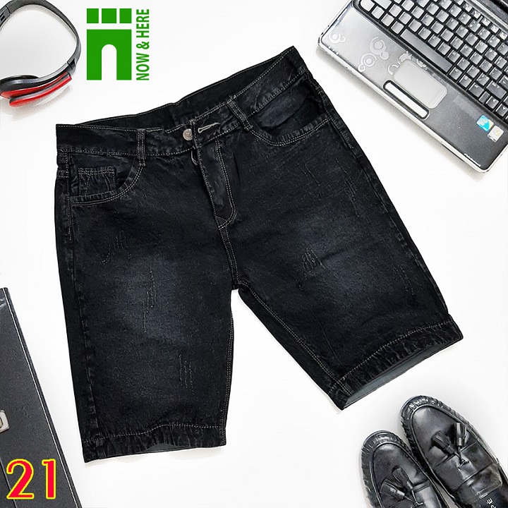 Quần short jean nam có BIG SIZE , quần ngố BIGSIZE cao cấp, chất co giãn nhẹ - NH Shop
