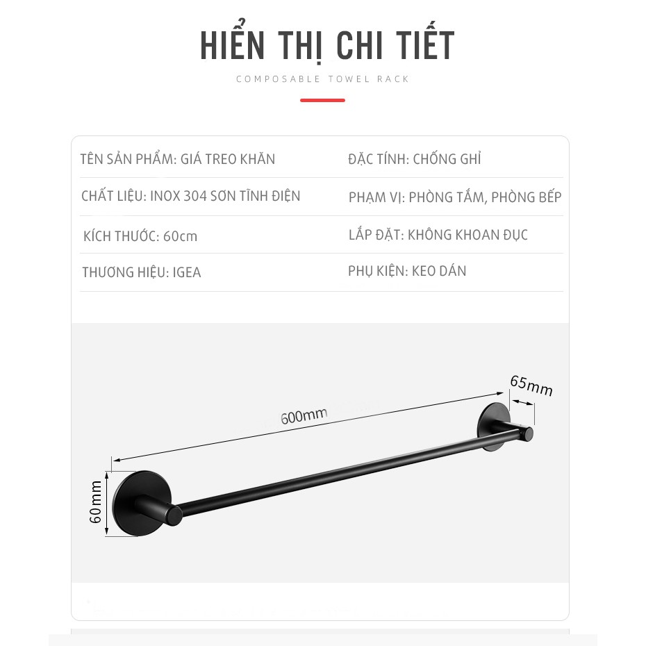 Giá Treo Khăn Nhà Tắm - Giá Treo Khăn Nhà Bếp