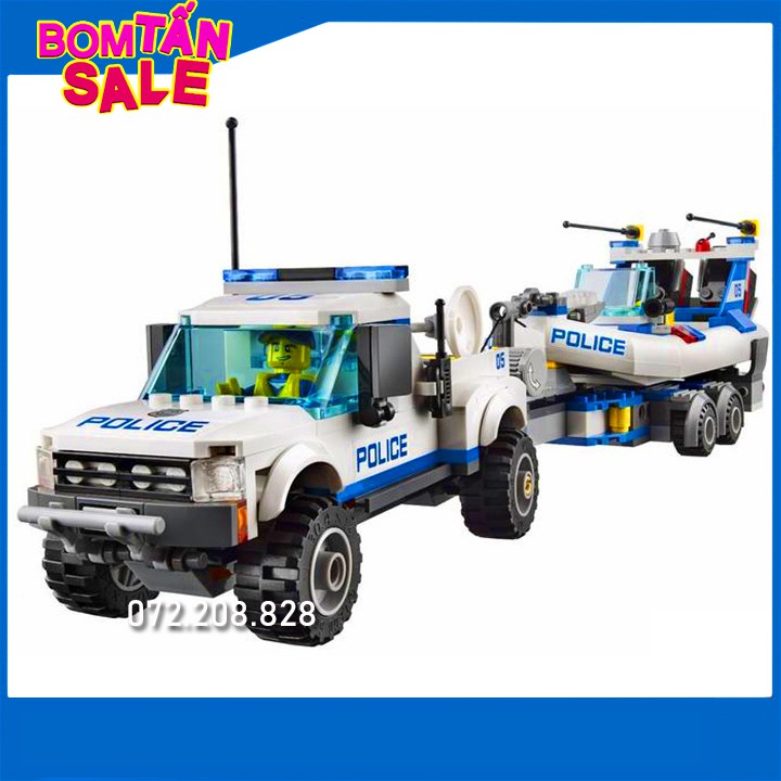 Lego Ninjago Urban BELA 10421  / 409 Mảnh ghép 🍅 Bộ LEGO xếp hình cảnh sát bắt cướp