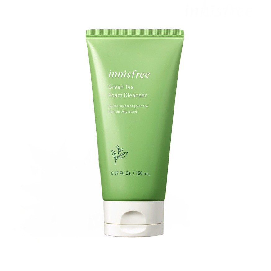 (CÓ BILL) SỮA RỬA MẶT TRÀ XANH GREEN TEA FOAM CLEANSER INNISFREE Mẫu mới 2019