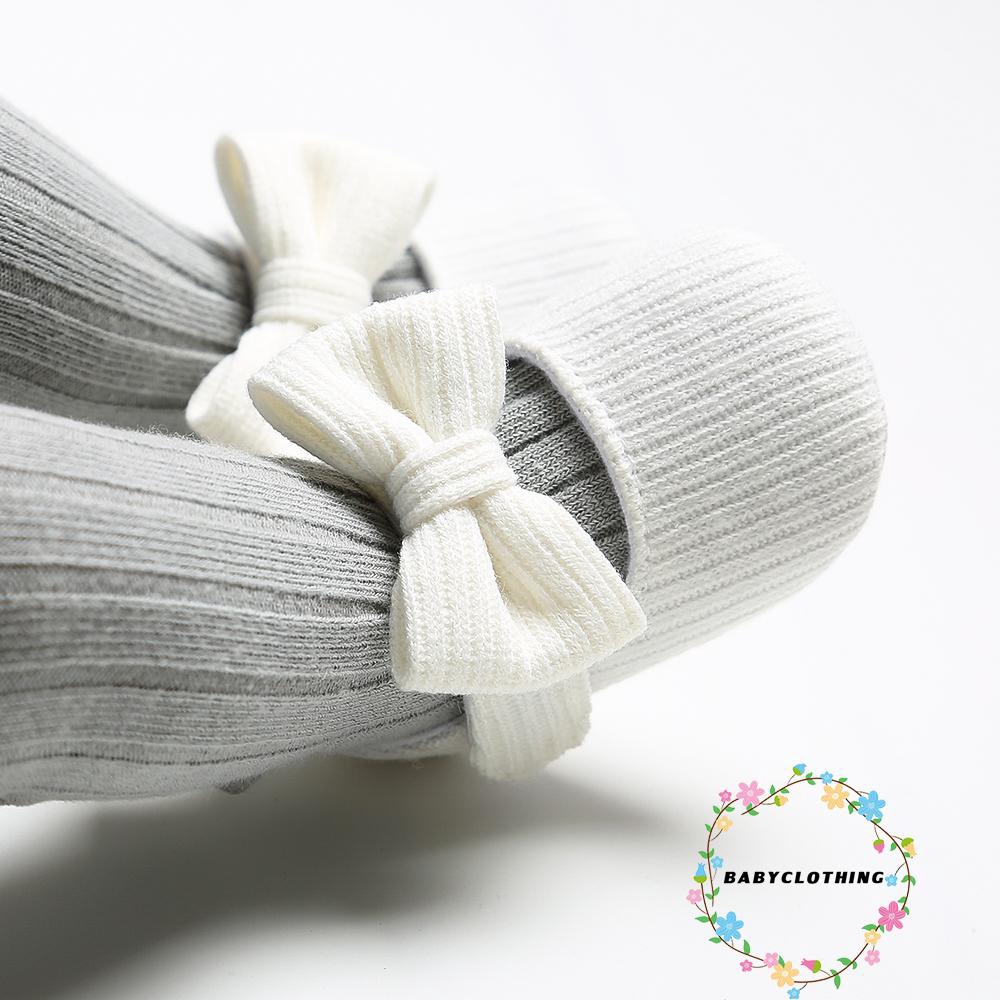 Giày sneaker mềm mại phối nơ thời trang dành cho bé gái