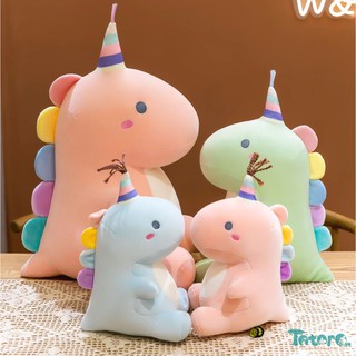 Thú bông Gấu bông Khủng Long bụng mập sắc màu