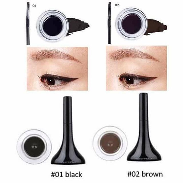 CAM KẾT CHUẨN AUTH- Gel kẻ mắt Tonymoly Backstage Gel Eyeliner