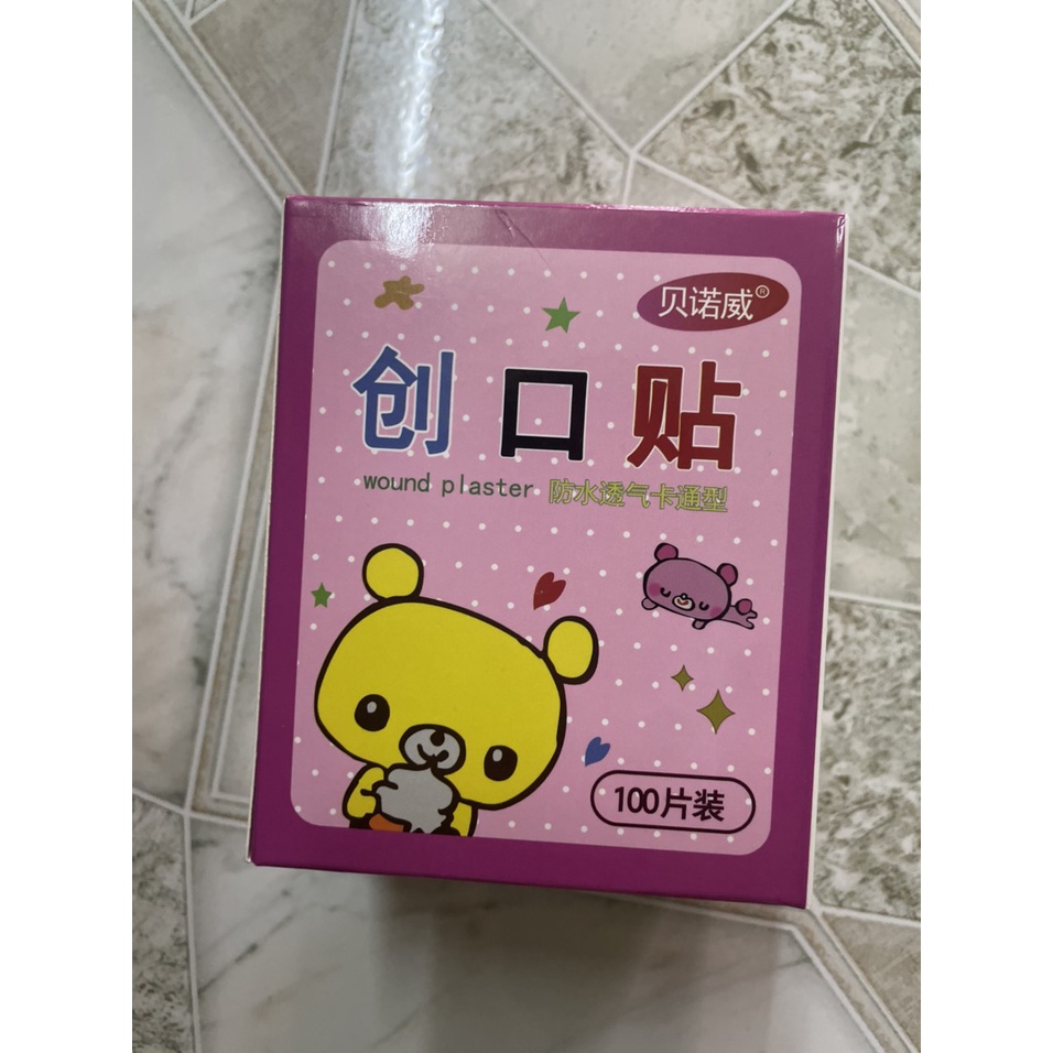 Hộp băng dán cá nhân ago không thấm nước hoạt hình dễ thương