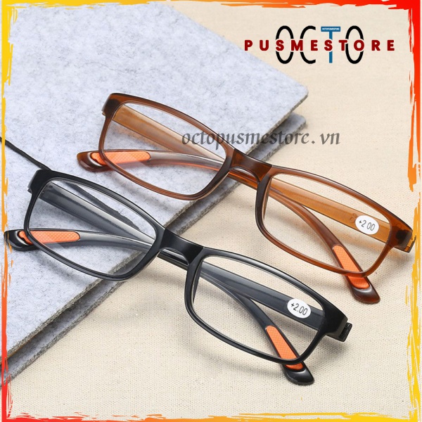 Kính Đọc Sách Gọng Nhựa Dẻo +1.00~