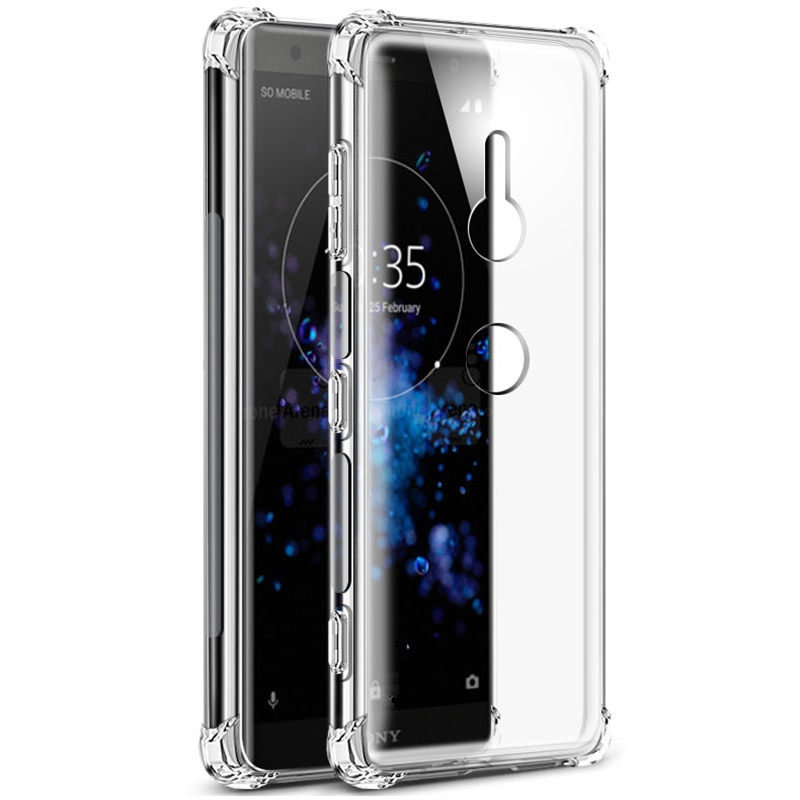 Ốp Điện Thoại TPU Đệm Khí Cho Sony Xperia L1 L2 L3 X Performance Compact XZ XZS Premium XZ1 XZ2 XZ3 XZ4 Compact