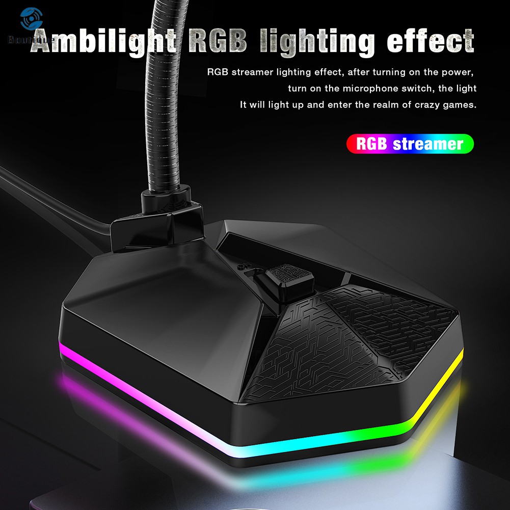 Micro Chống Ồn Có Đèn Led Rgb Cho Máy Tính