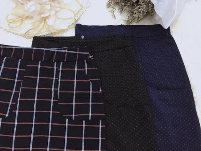 CHÂN VÁY DÁNG A CÓ 2 TÚI ( ảnh thật trải sàn - có video quay) | BigBuy360 - bigbuy360.vn