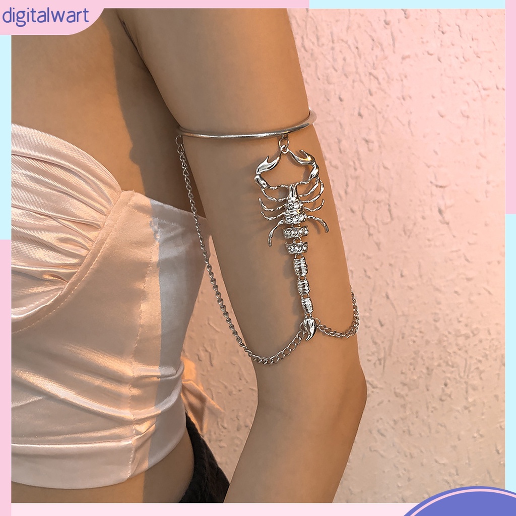 {digitalwart} Vòng Đeo Cánh Tay Dạng Trên Hình Bọ Cạp Gothic Lâu Trôi Sáng Lấp Lánh Dành Cho Câu Lạc Bộ Câu Lạc