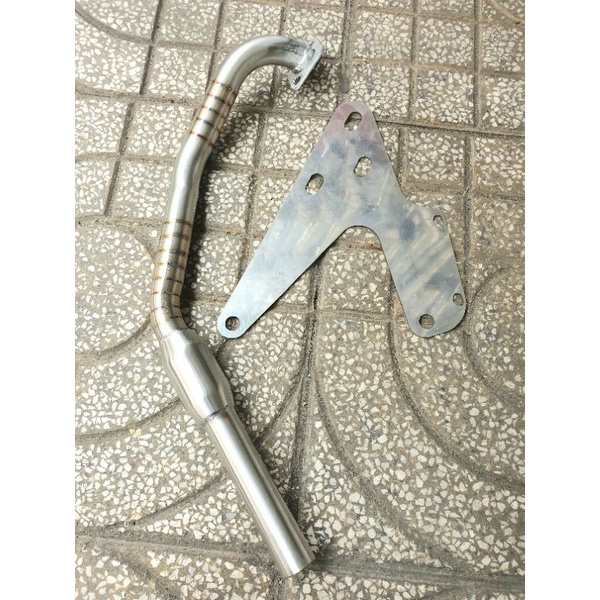 Cổ pô vision đời mới 2021 2022... gắn pô 4 road, có kèm bát giữ pô.