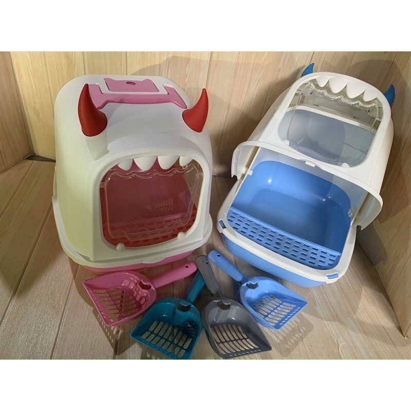 NHÀ VỆ SINH MÈO có sừng