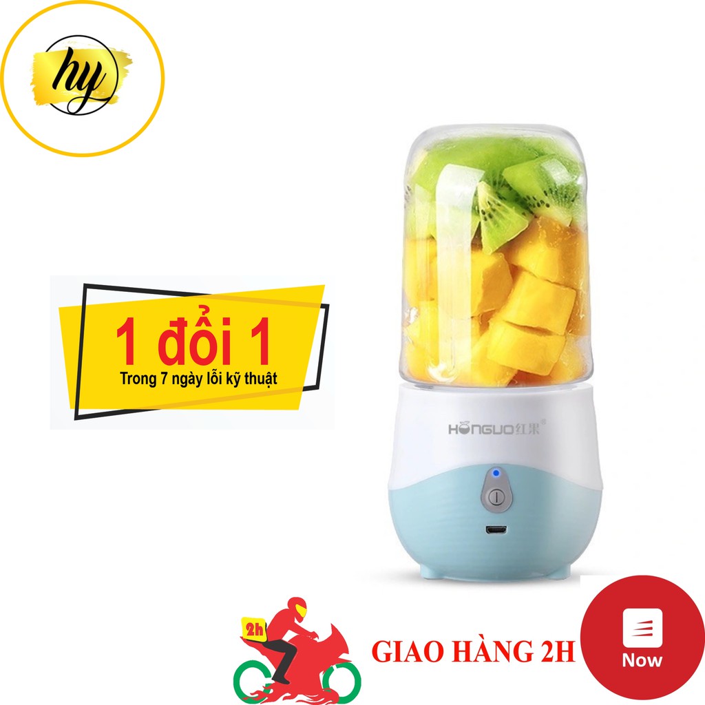 [ 6 LƯỠI ] Máy xay sinh tố cầm tay mini sạc pin, Máy say sinh tố cầm tay đa năng mini 300ml