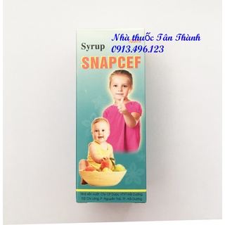Syrup snapcef bổ sung kẽm lọ 100ml