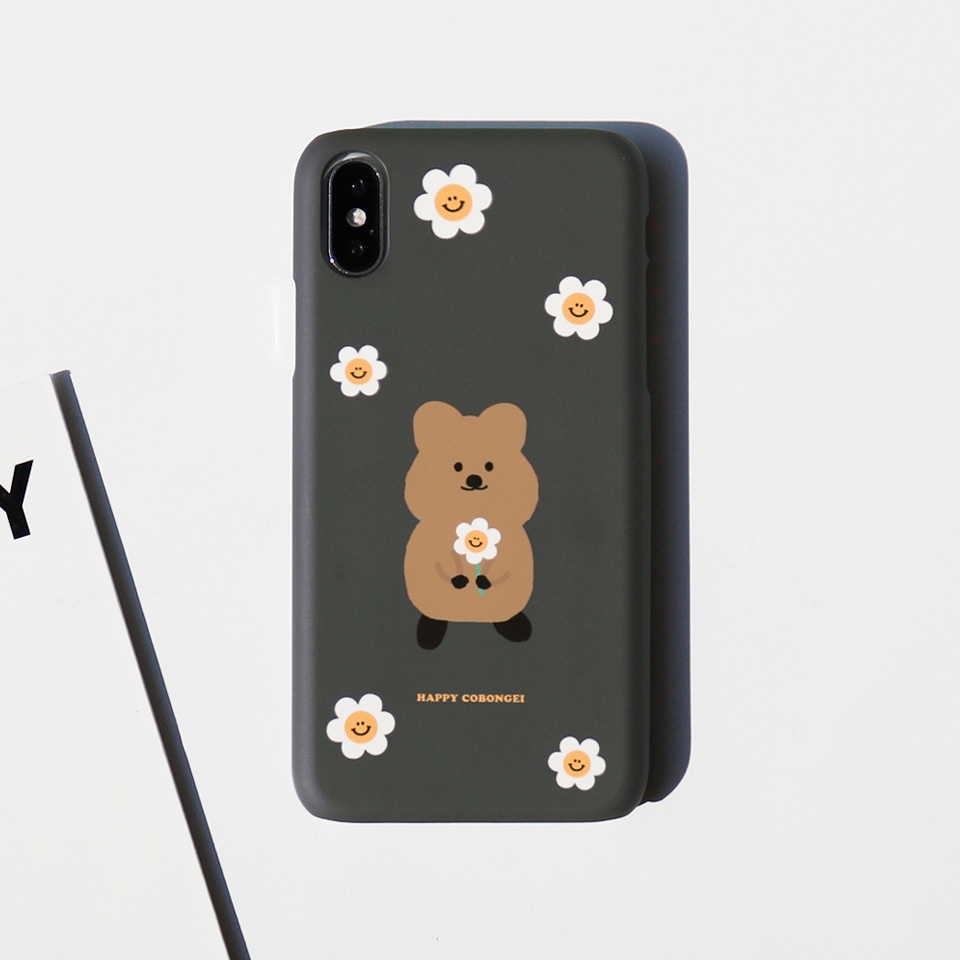 Korea MoMoCase  Cute Quakka Case Compatible for iPhone All models  Samsung