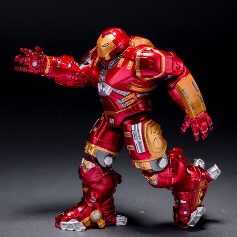 Mô Hình Iron Man Hulkbuster Cử Động Có Đèn Mark 44 Cao 18cm