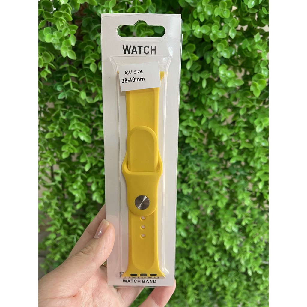 Dây đồng hồ Applewatch chất liệu cao su sang trọng bền đẹp đủ size 38/40mm và 42/44mm cho mọi series