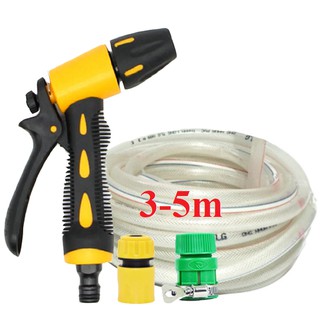 Bộ dây vòi xịt nước rửa xe, tưới cây . tăng áp 3 lần, loại 3m, 5m 206319Kcút sập+ tặng túi đựng bút [SKM]