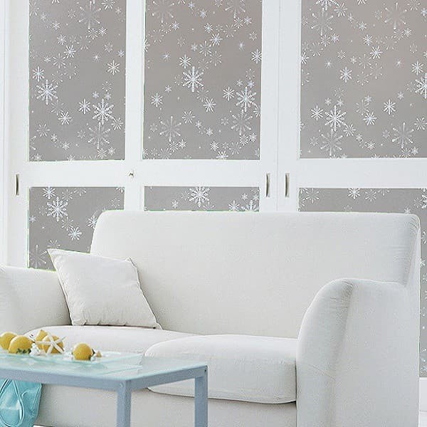 2 mét giấy dán kính mờ khổ 90cm ( hình bông tuyết) | BigBuy360 - bigbuy360.vn