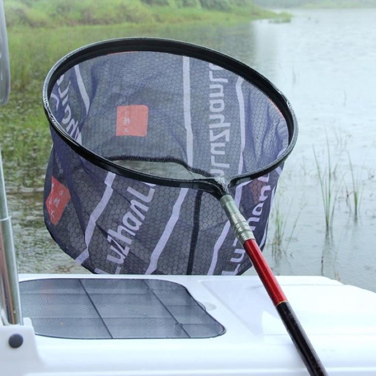 Mặt Vợt Cá Carbon hàng loại 1 vành tròn 45cm Chuyên Câu Đơn Câu Đài hàng cao cấp nhập khẩu siêu bền