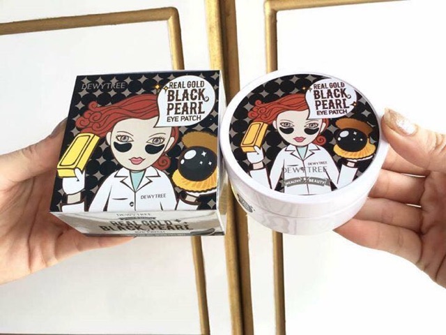  Mặt nạ mắt Dewy Tree - Real Gold Black Pearl Eye Patch