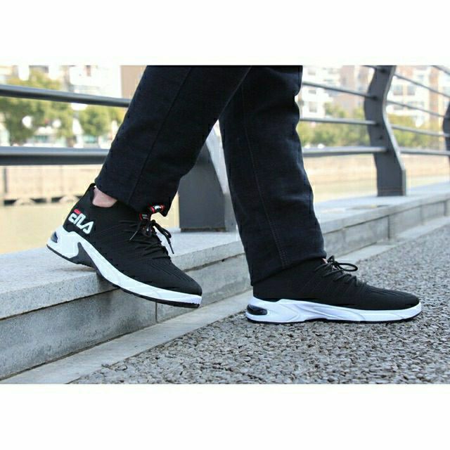 Giày thể thao nam đen đế trắng .đẹp dáng khỏe (bền- đẹp -rẻ - phong cách trẻ) | BigBuy360 - bigbuy360.vn