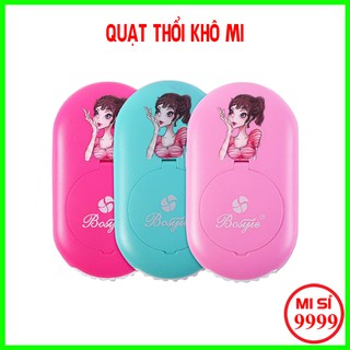 Quạt sấy mi, thổi khô mi có gương loại mới