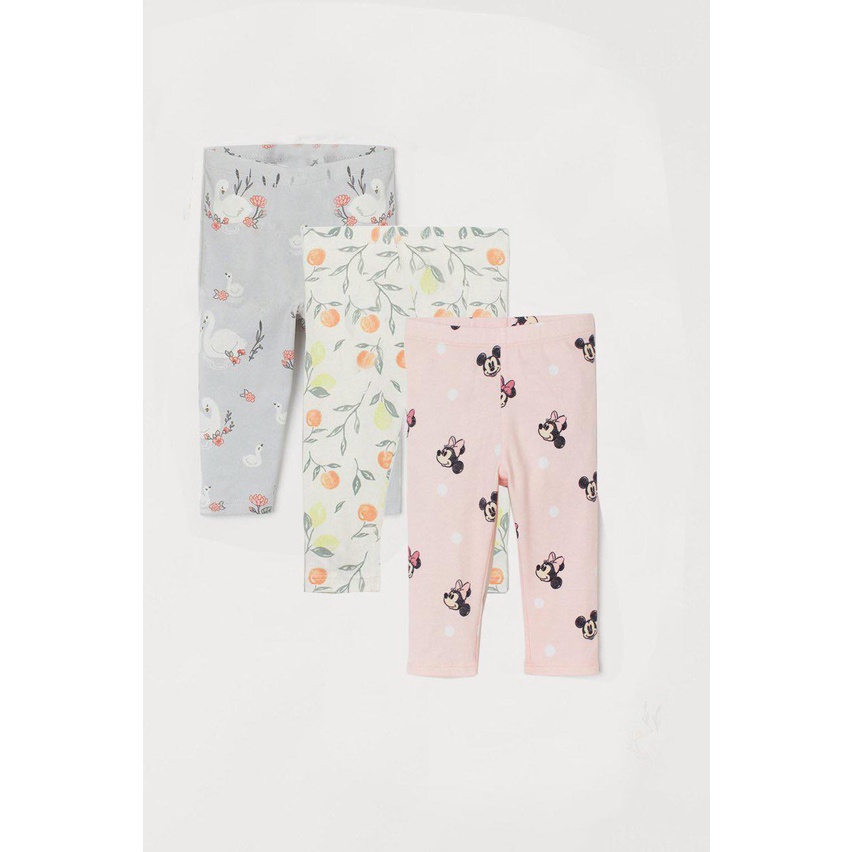 Quần legging Hm bé gái siêu xinh thu đông 2022