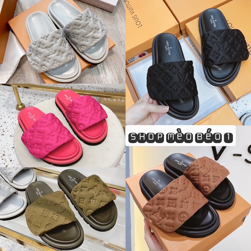 Dép spsl quai dán ngang vân chìm fullbox