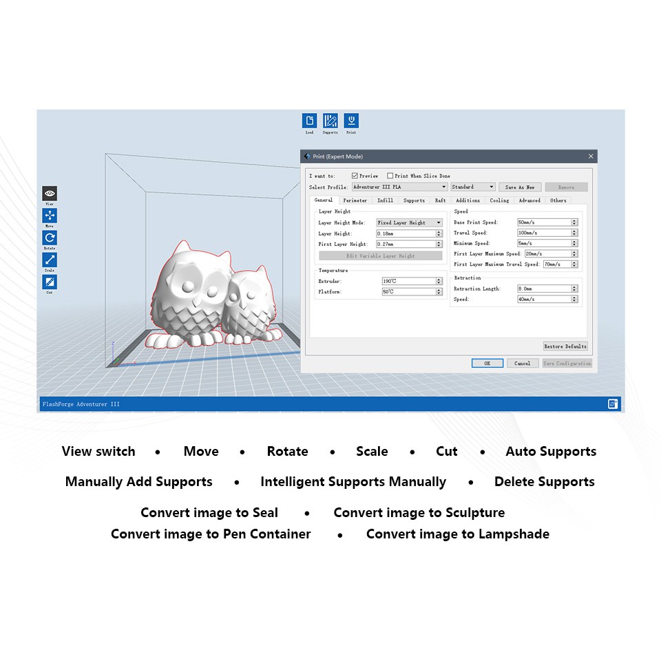 Máy in 3D không dây Adventurer 3 - Flashforge | WebRaoVat - webraovat.net.vn