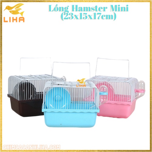 Lồng Hamster Mini (23x15x17cm) - Chuồng Hamster Mini Cute